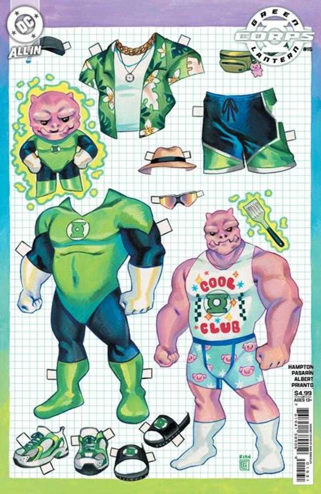 Green Lantern Corps #15 Portada C Rian Gonzales Variante de cartulina
