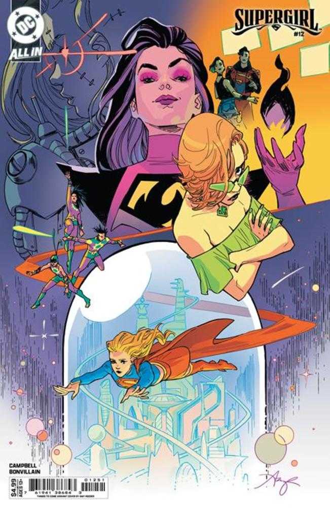 Supergirl #12 Portada E Amy Reeder Cosas del futuro Variante de cartulina (El reinado de los Superboys)