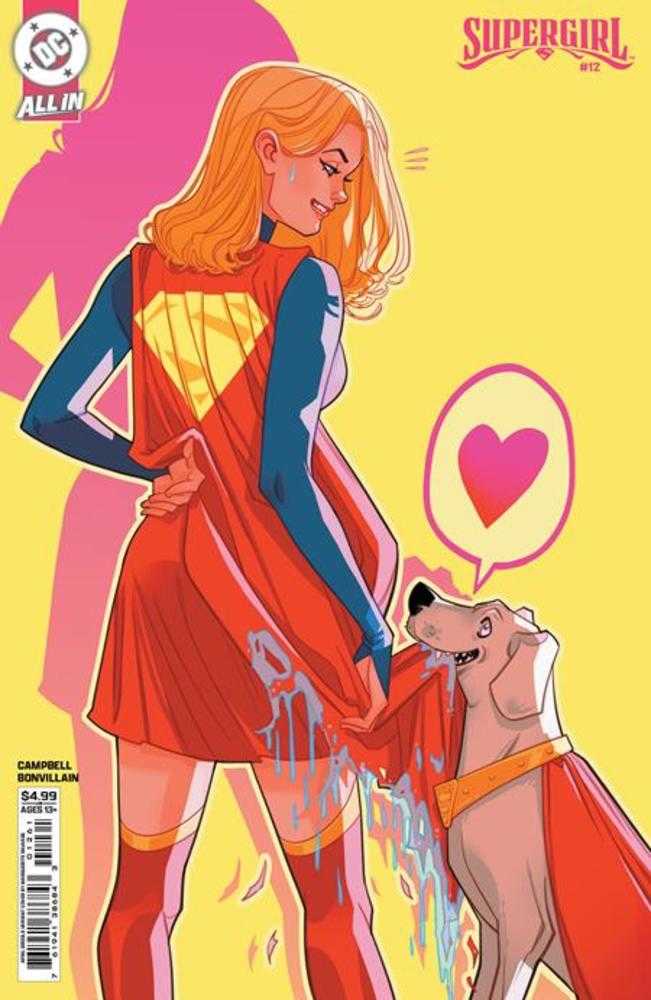Supergirl #12 Portada F Marguerite Sauvage April Drools Cartulina Variante (El Reinado De Los Superniños)