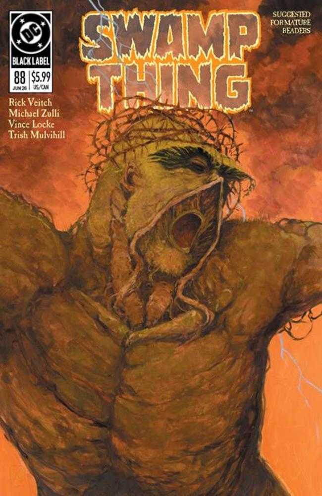 La Cosa del Pantano 1989 #1 (De 4) Portada B Michael Zulli Variante en cartulina (Madura)