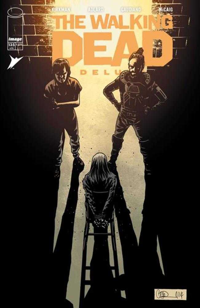 Walking Dead Deluxe #135 Portada B Variante de Charlie Adlard y Dave Mccaig (Adulto)