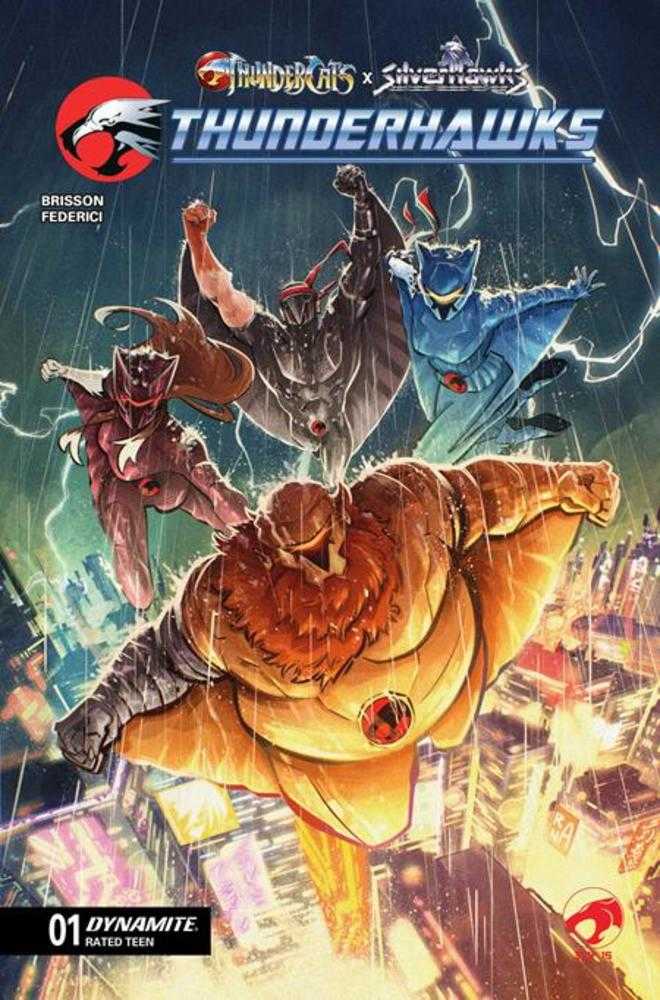 Thundercats X Silverhawks Thunderhawks #1 Portada D Variante de Alessandro Ranaldi