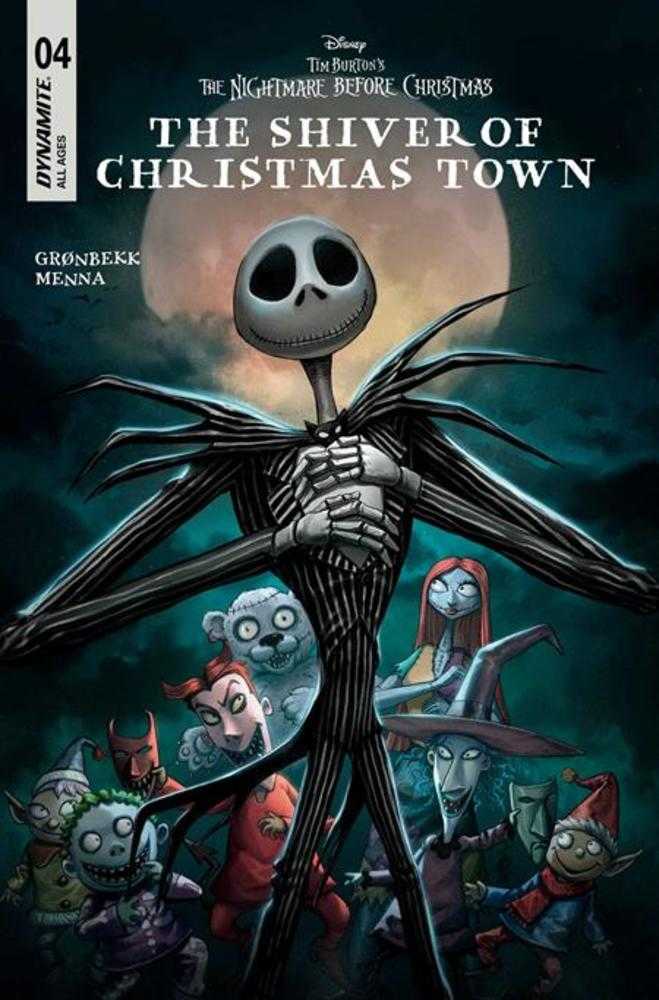 Tim Burton's The Nightmare Before Christmas The Shiver Of Christmas Town #4 Portada C Variante de Alan Quah
