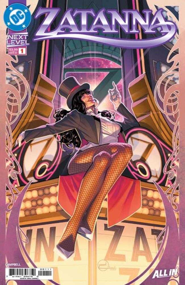 Zatanna (2026) #1 Portada A Jamal Campbell