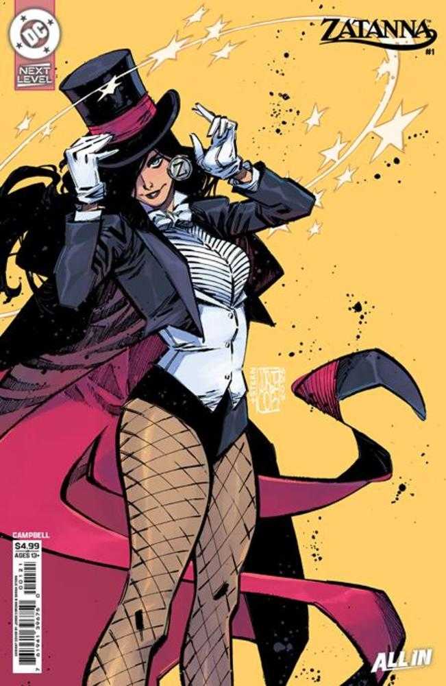 Zatanna (2026) #1 Portada D Jorge Corona Variante de cartulina de siguiente nivel