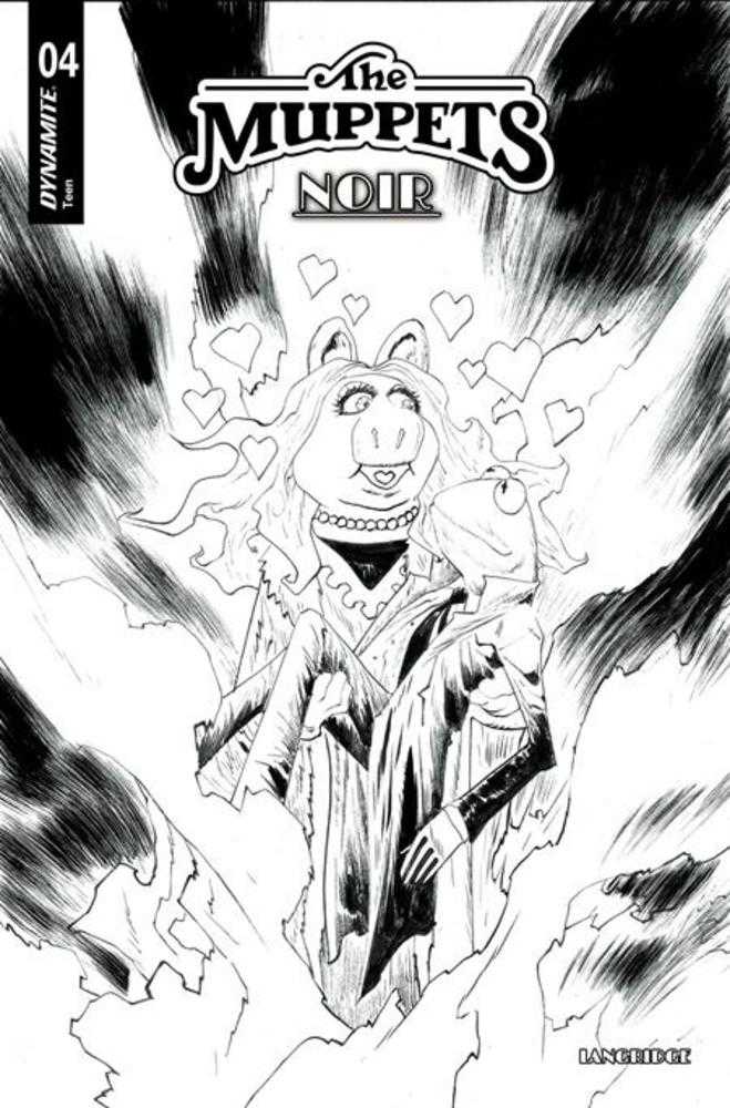 Muppets Noir #4 Cover D 1 in 10 Jae Lee Line Art Variant