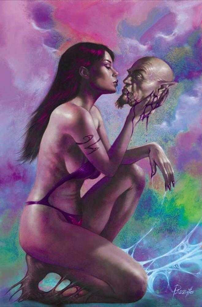 Vampirella #12 Portada O 1 en 10 Lucio Parrillo Ultravioleta Variante de Arte Completo