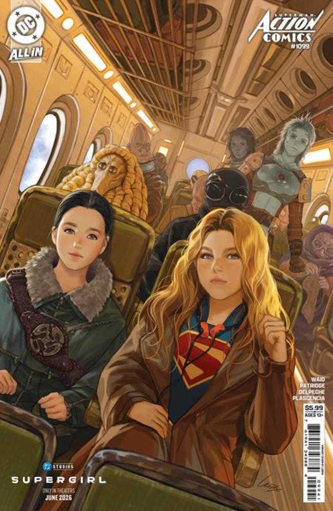 Action Comics #1099 Cover D Lesley Leirix Li Supergirl Movie Card Stock Variant (The Reign Of The Superboys)