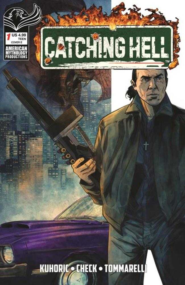 Catching Hell Feat Reggie Bannister #1 Cover E Emanuele Tommarelli Variant Previously Solicted Thru Diamond