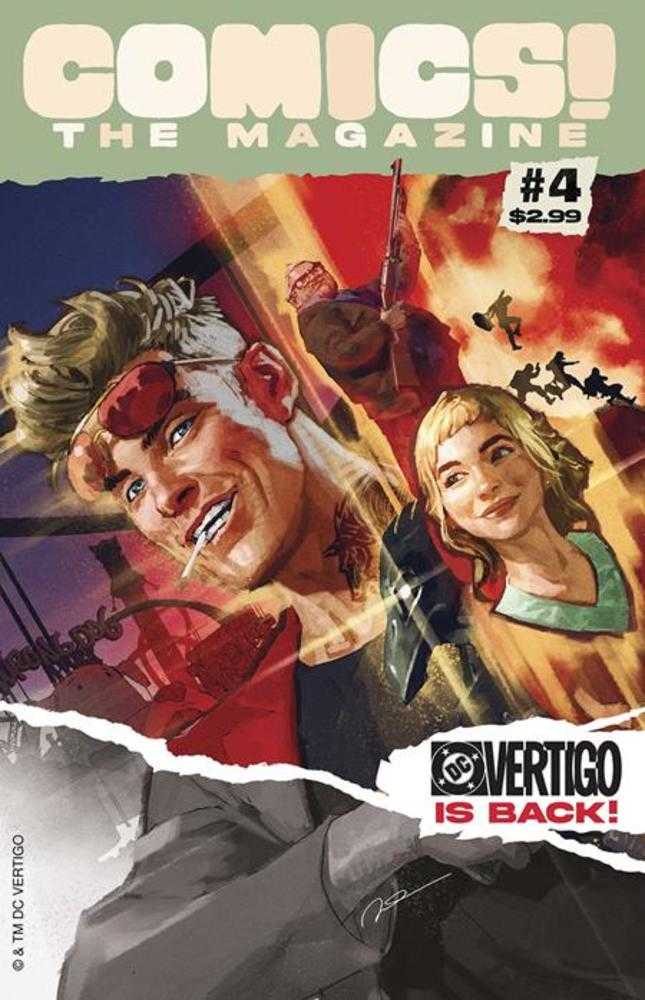 Comics The Magazine #4 Cover B Rico Renzi Vertigo Variant