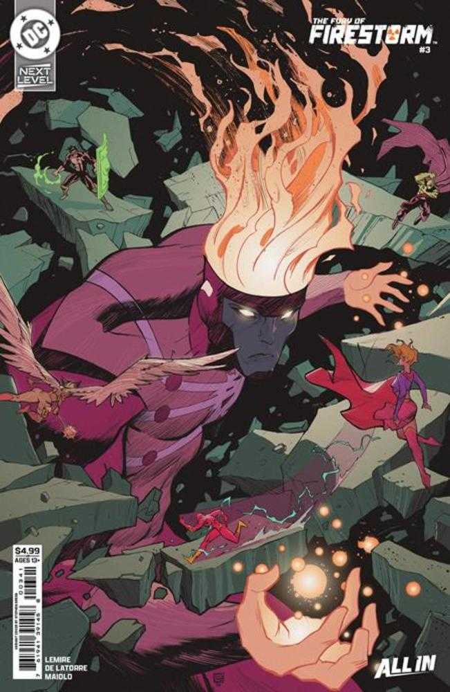 Fury Of Firestorm #3 (Of 8) Cover D Stephen Green Card Stock Variant