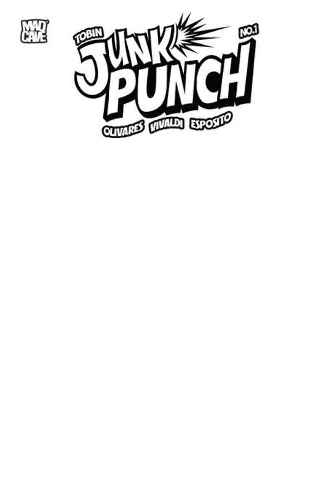 Junk Punch #1 (Of 5) Cover D Blank Sketch Variant (Mature)