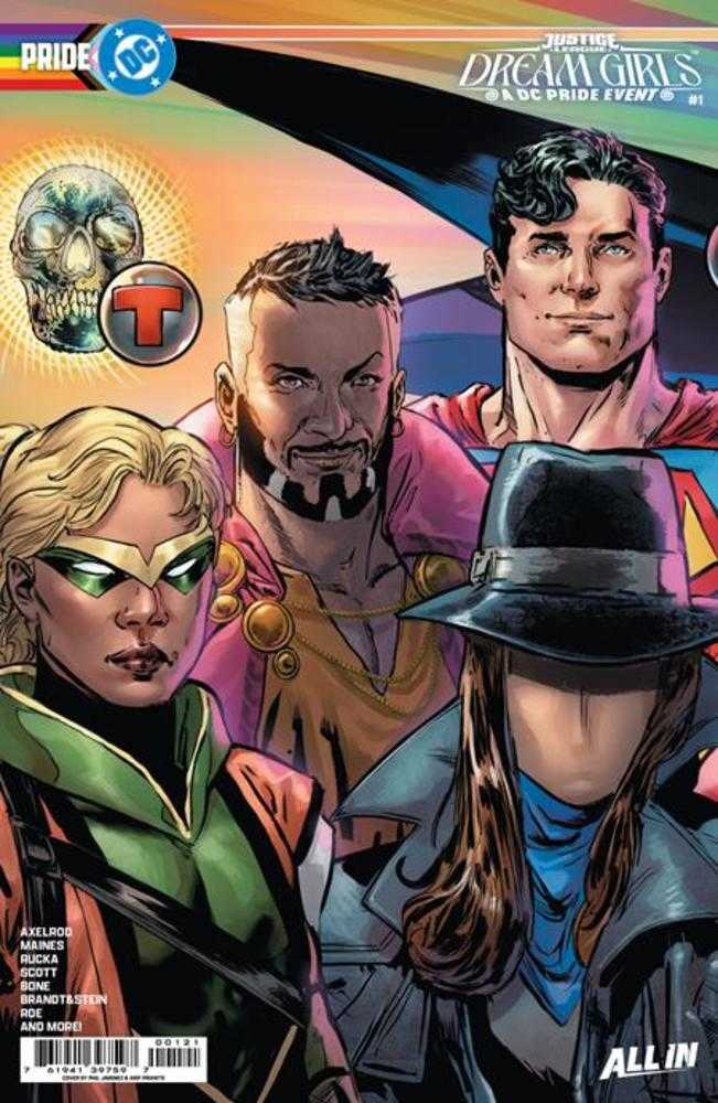 Justice League Dream Girls A DC Pride Event #1 (Of 4) Cover B Phil Jimenez Connecting Card Stock Variant