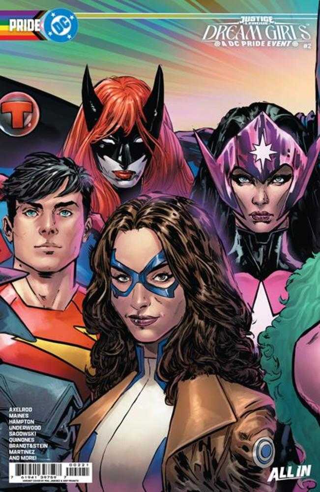 Justice League Dream Girls A DC Pride Event #2 (Of 4) Cover B Phil Jimenez Connecting Card Stock Variant
