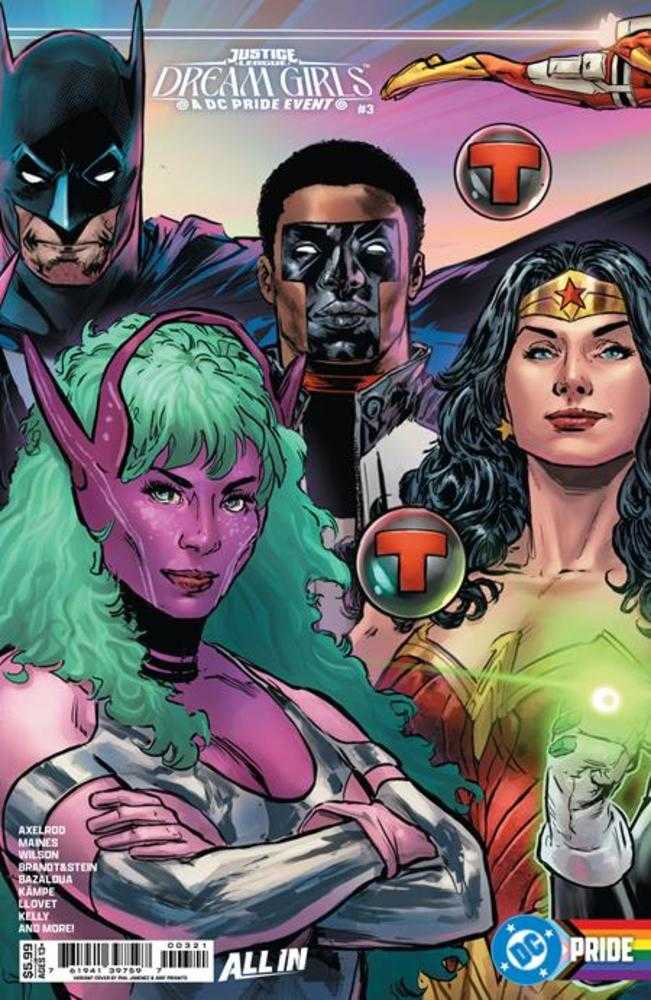 Justice League Dream Girls A DC Pride Event #3 (Of 4) Cover B Phil Jimenez Connecting Card Stock Variant