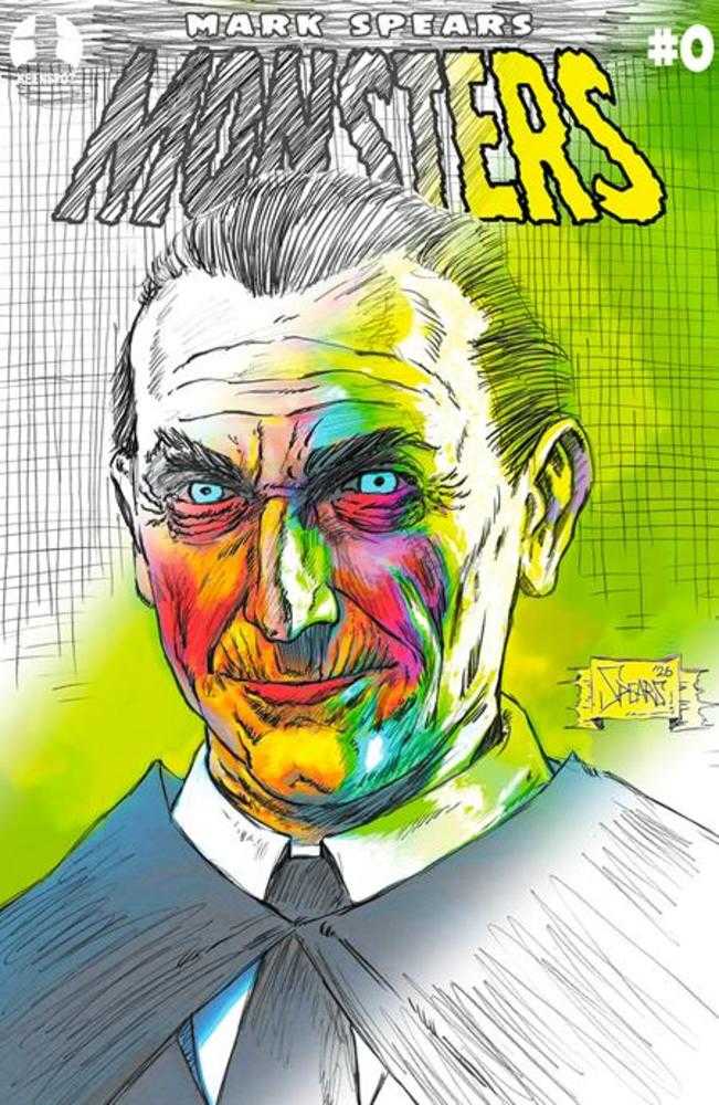 Mark Spears Monsters #0 Deluxe Edition (One Shot) Cover D Mark Spears Dracula Sketch Variant
