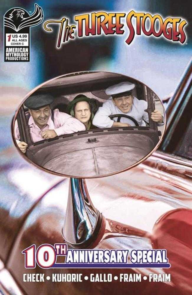 Three Stooges American Mythology 10 Th Anniversary #1 Cover C Color Photo Variant  Previously Solicted Thru Diamond