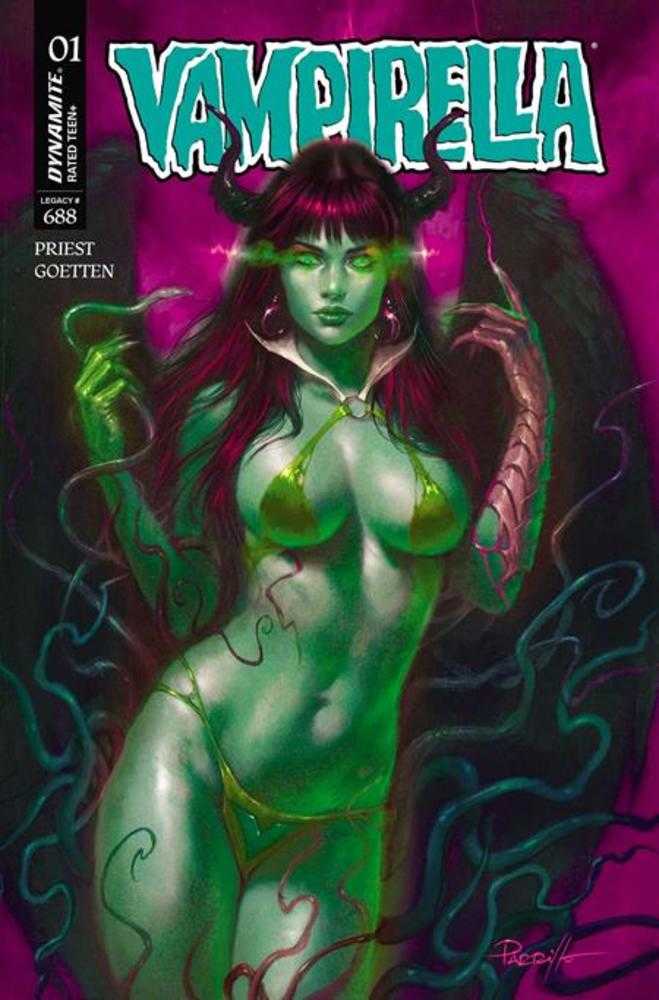 Vampirella (2026) #1 Portada M Lucio Parillo Foc Bonus Ultravioleta Variante