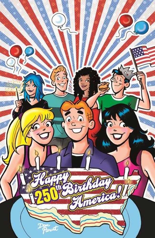 Archie Comics Celebrates Americas 250 Th (One Shot) Cover D Dan Parent Foil Full Art Variant