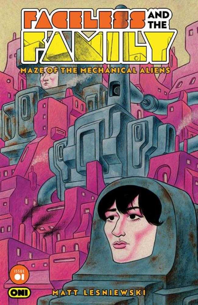 Faceless And The Family Maze Of The Mechanical Aliens #1 (Of 4) Cover C Noah Bailey Variant