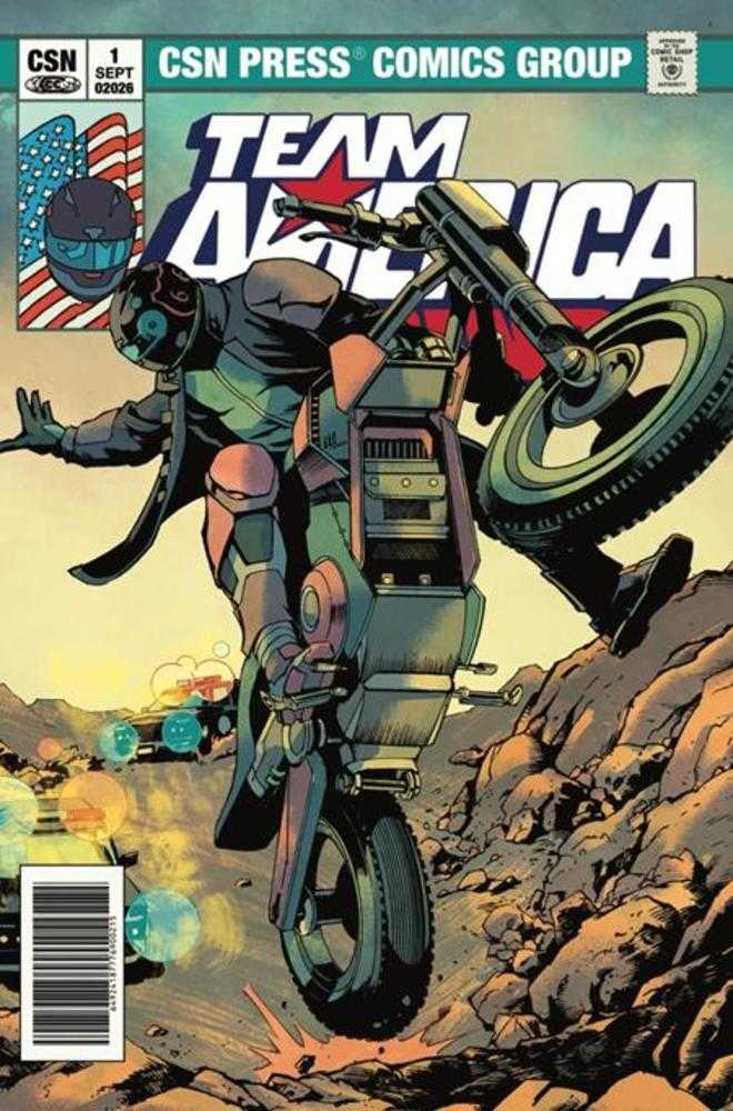 Team America Racing Full Throttle Edition #1 (One Shot) Cover B Javier Saltares Variant