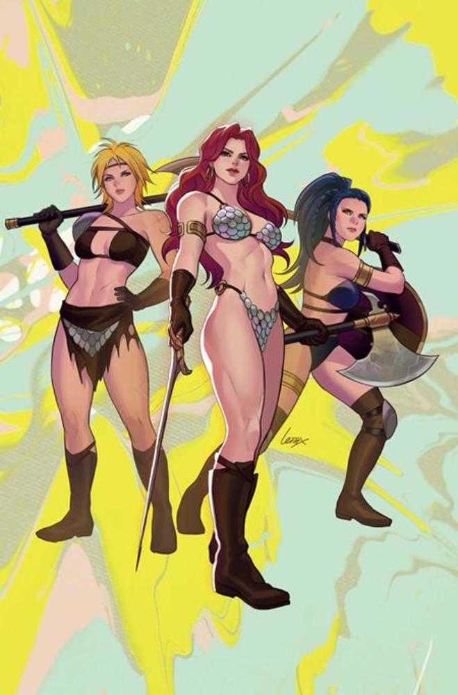 Red Sonja She Devil With A Sword #2 Cover R Inc 1:7 Leirix Li K Pop Homage Full Art Variant