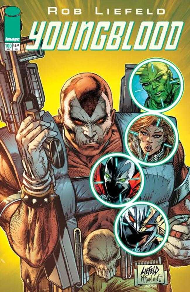 Youngblood #100 Cover O Rob Liefeld & Todd McFarlane Image Variant