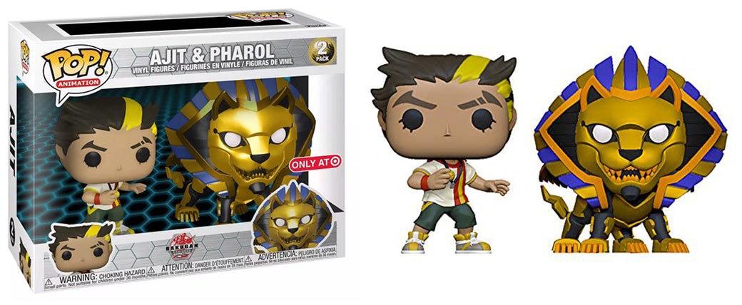 Ajit &amp; Pharol (Metallic, Bakugan) 2-pk - Target Exclusive