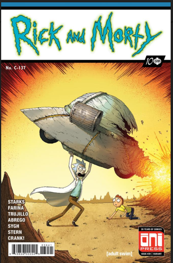 Rick &amp; Morty 39 Mike Vasquez Action Comics 1 Superman Homage Variant (06/27/2018)