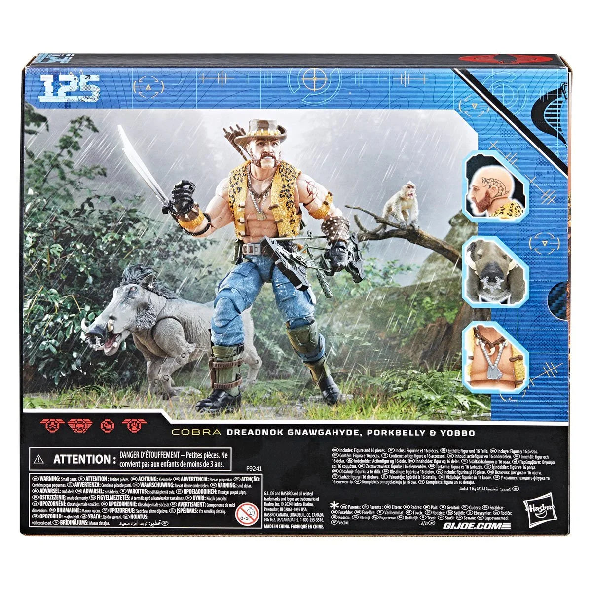 G.I. Joe Classified Series Dreadnok Gnawgahyde and pets Porkbelly &amp; Yobbo 6-Inch Action Figure