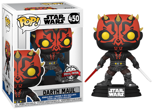 Darth Maul (w/ Darksaber &amp; Lightsaber, Clone Wars) 450 - Special Edition Exclusive
