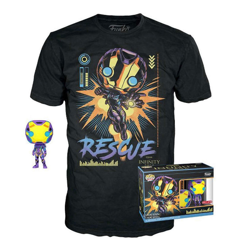 Rescue (Black Light) &amp; Rescue Tee (L, Sealed) 488 - Target Exclusive