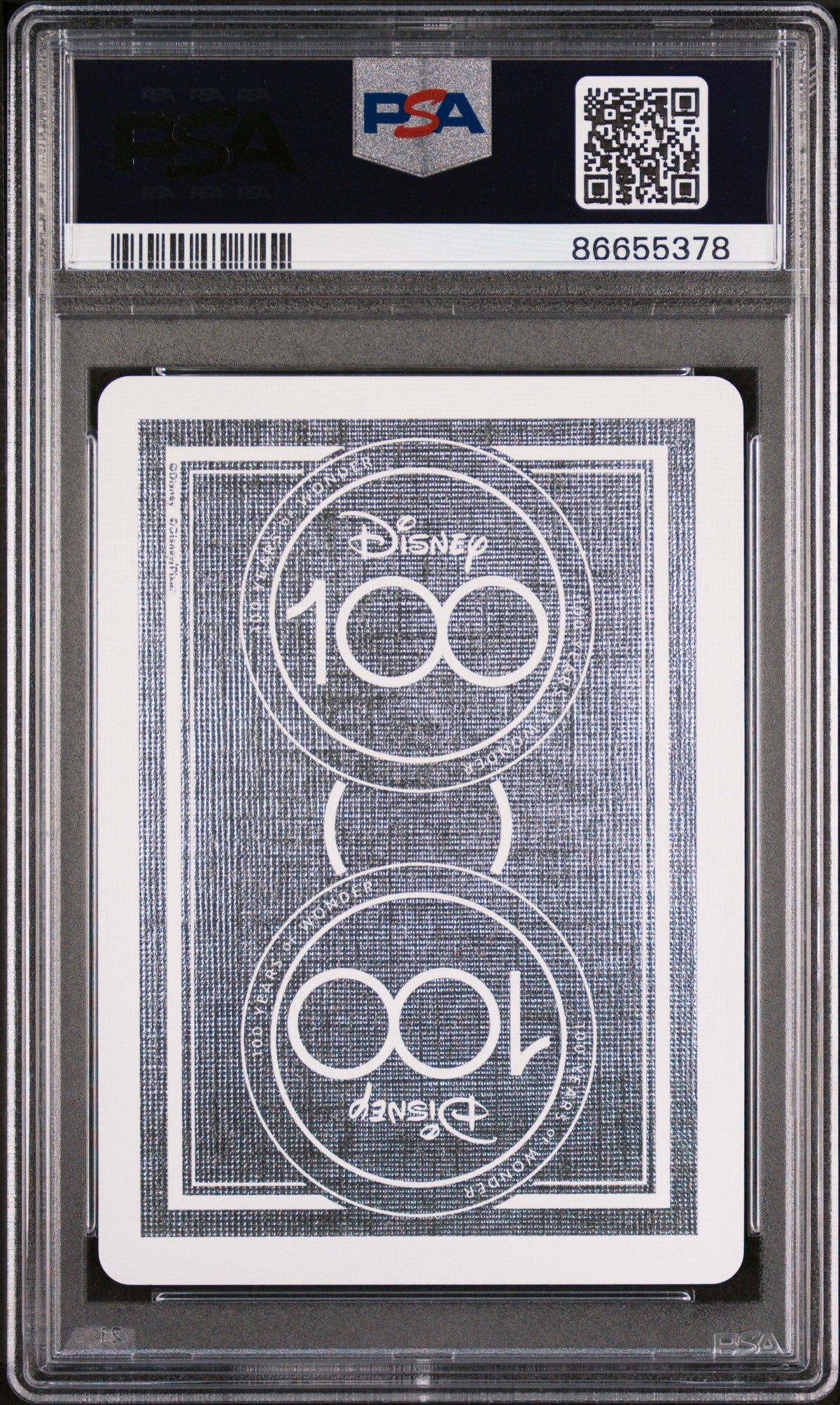 2023 DISNEY 100 PLAYING CARDS MOANA QUEEN OF DIAMONDS PSA 10