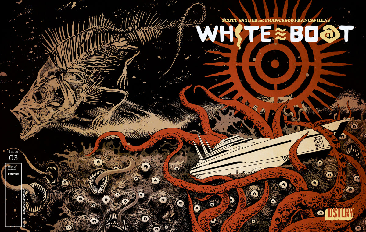 White Boat #3 Cover B Francesco Francavilla Variant