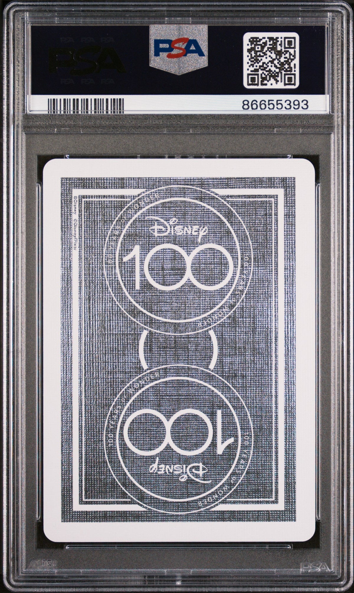 2023 DISNEY 100 PLAYING CARDS NEMO ACE OF SPADES PSA 10