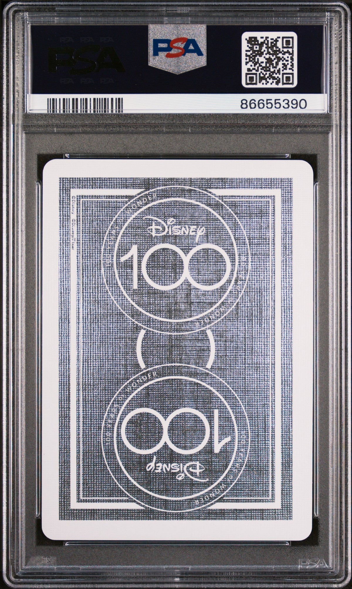 2023 DISNEY 100 PLAYING CARDS AURORA 5 OF HEARTS PSA 10