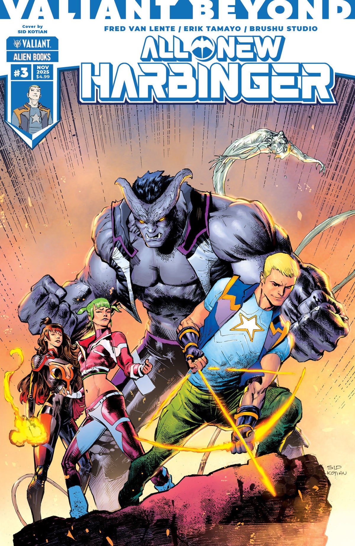 Valiant Beyond: All New Harbinger #3 Variant B (Kotian)