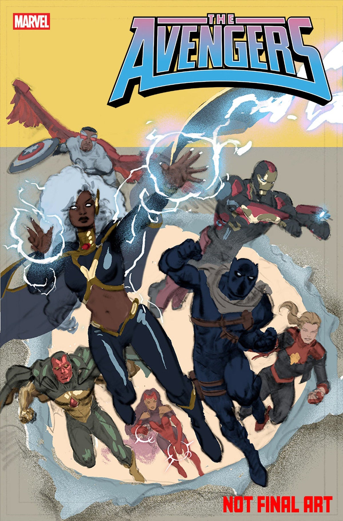 Avengers #34 Portada variante de homenaje a Paolo Rivera