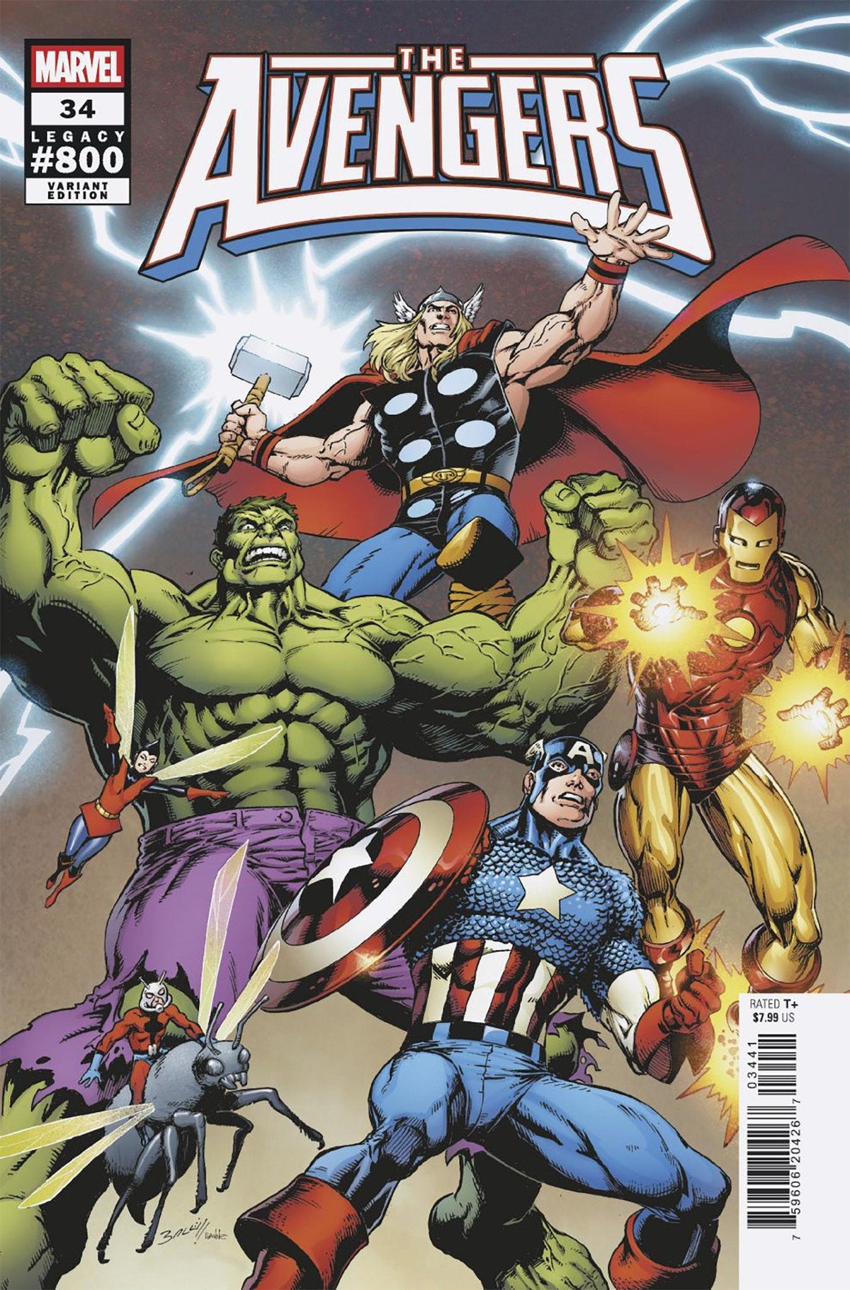 Avengers #34 Mark Bagley Portada Alternativa con Spoilers