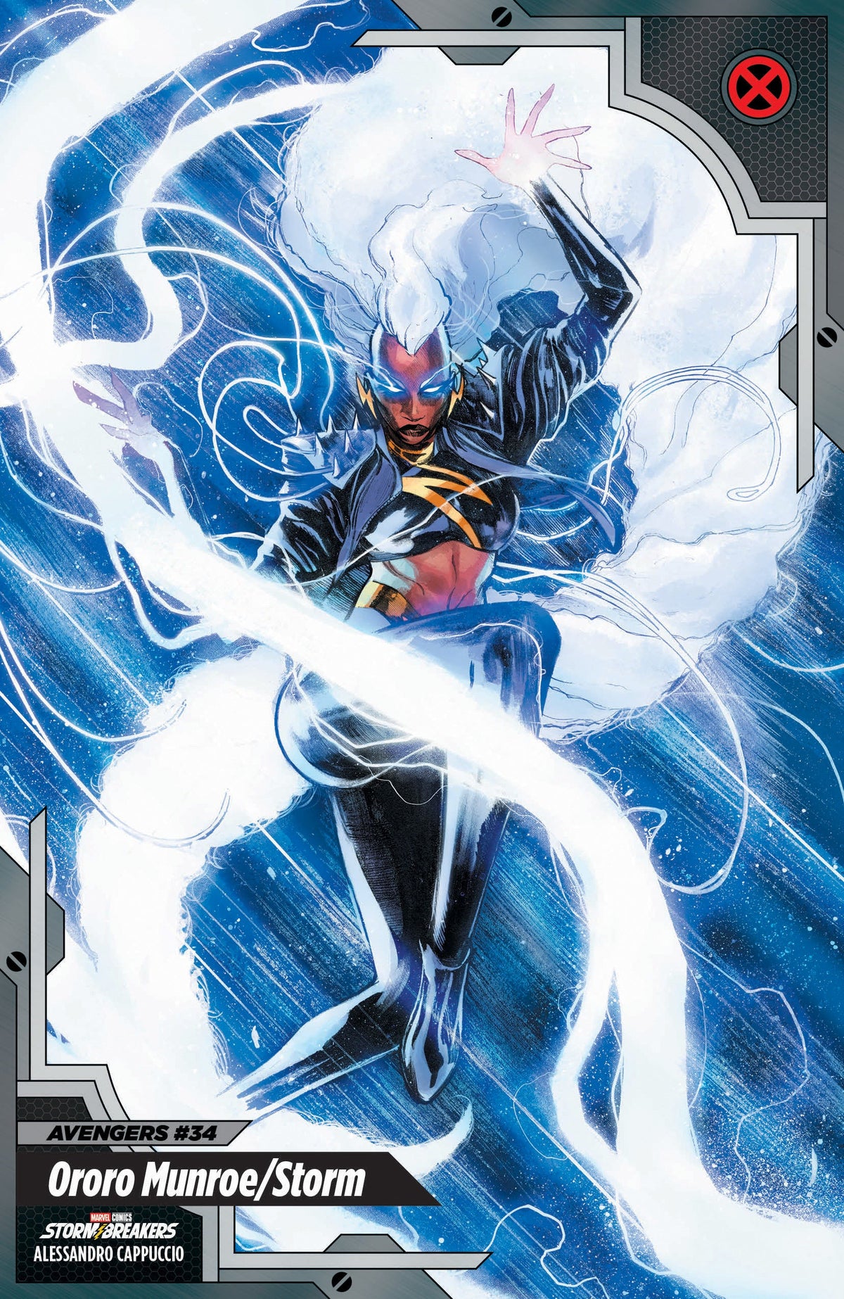 Avengers #34 Portada alternativa de Alessandro Cappuccio X-Men Trading Card