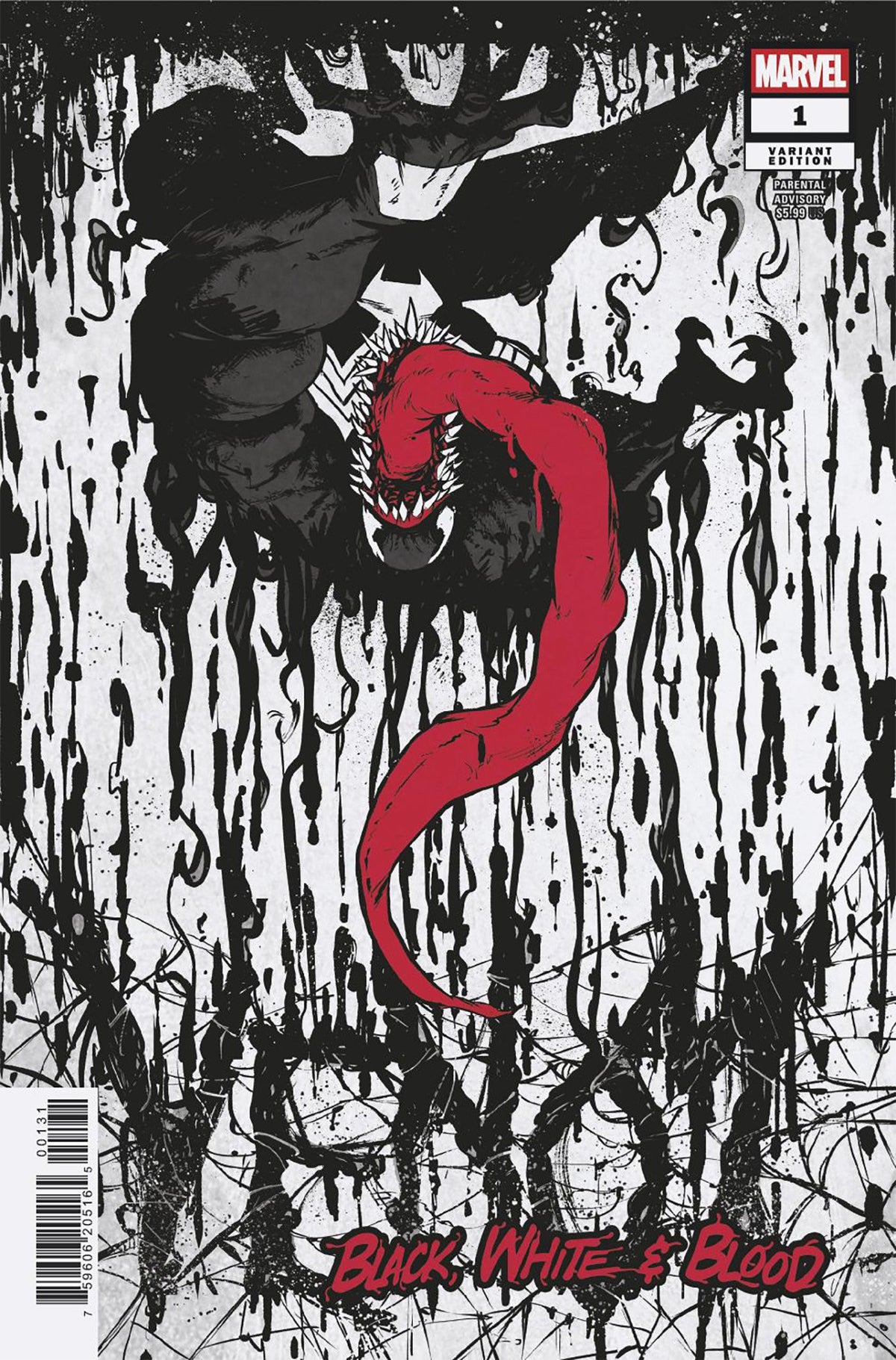 Venom: Black, White &amp; Blood #1 Sanford Greene Variant