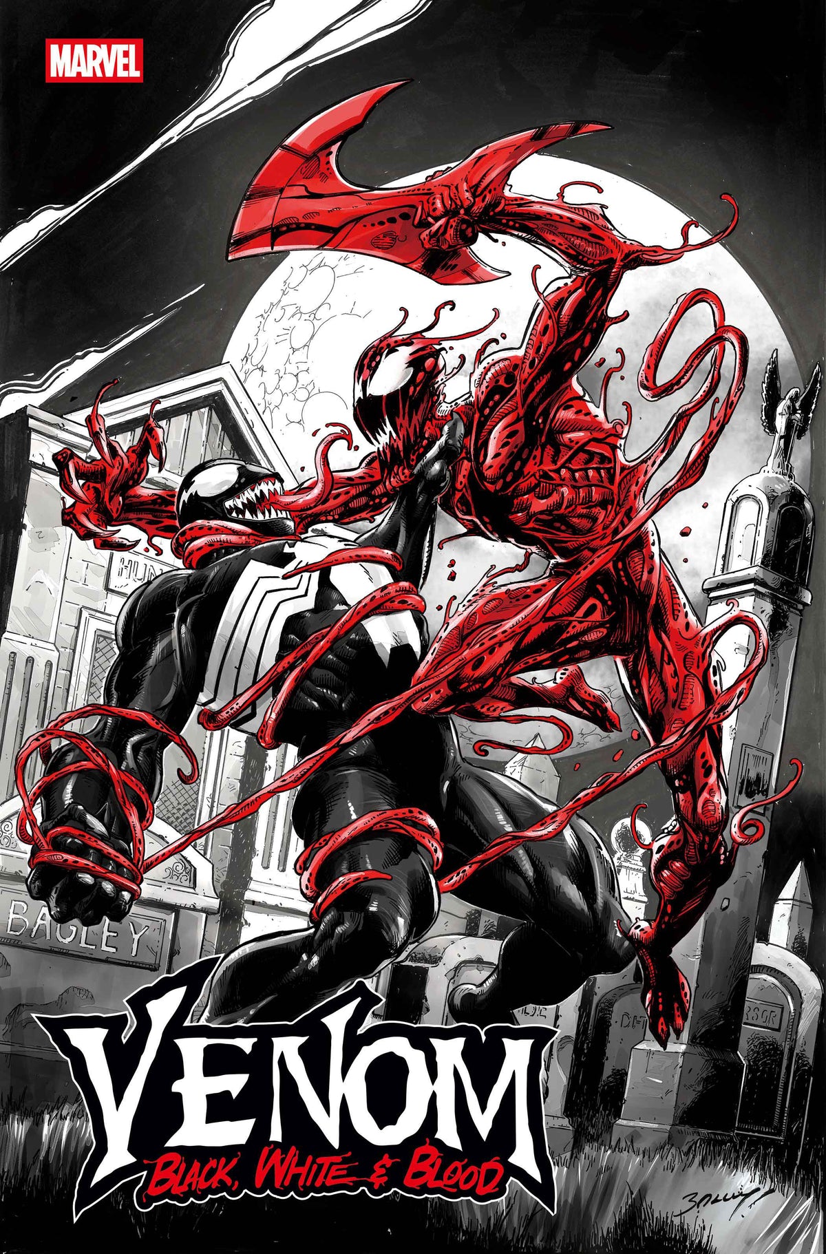 Venom: Black, White &amp; Blood #1 Mark Bagley Variant
