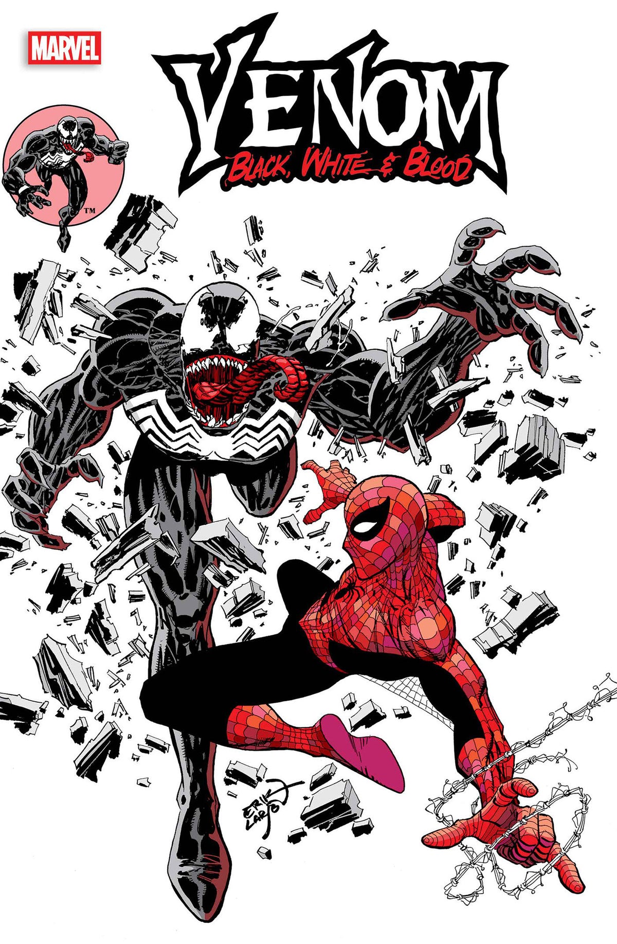 Venom: Black, White &amp; Blood #2 Erik Larsen Variant