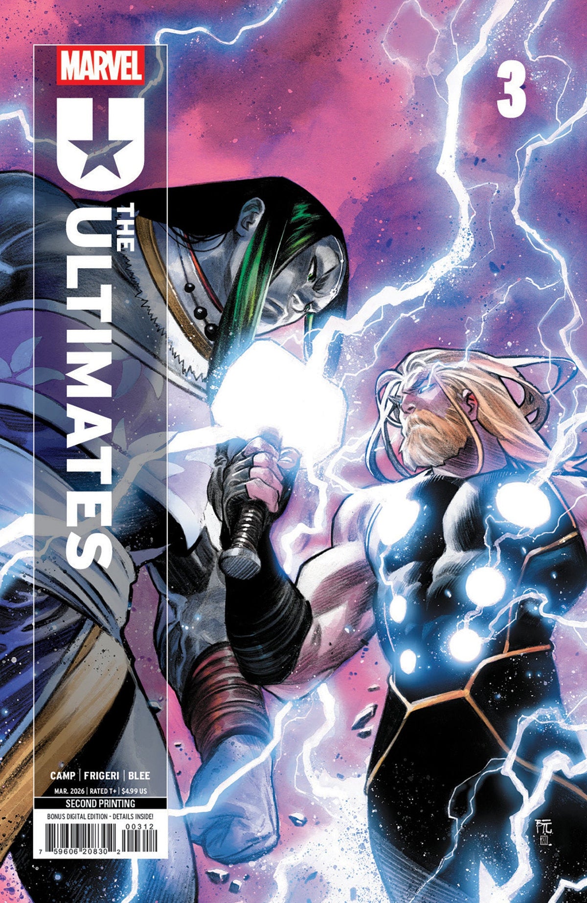 Ultimates #3 Dike Ruan Variante de la segunda impresión