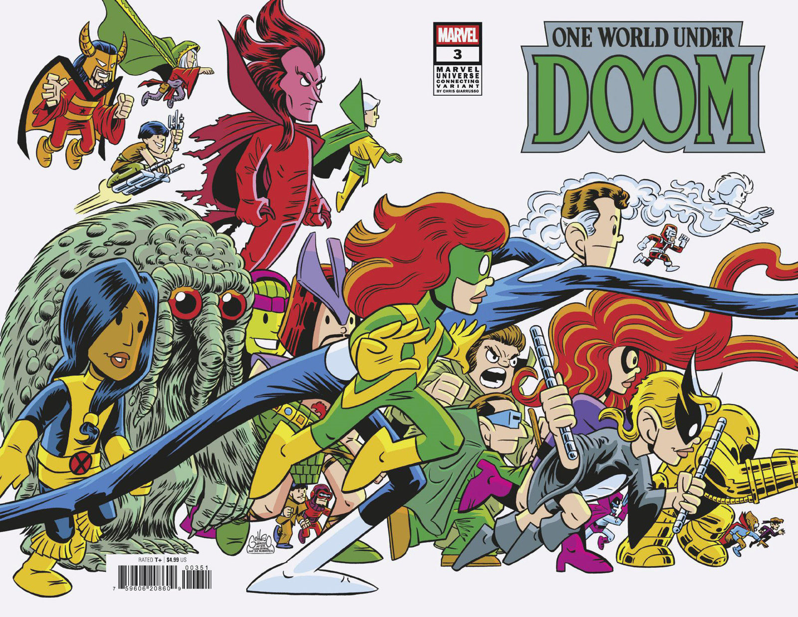 One World Under Doom #3 (de 9) Chris Giarrusso Conectar Variante H