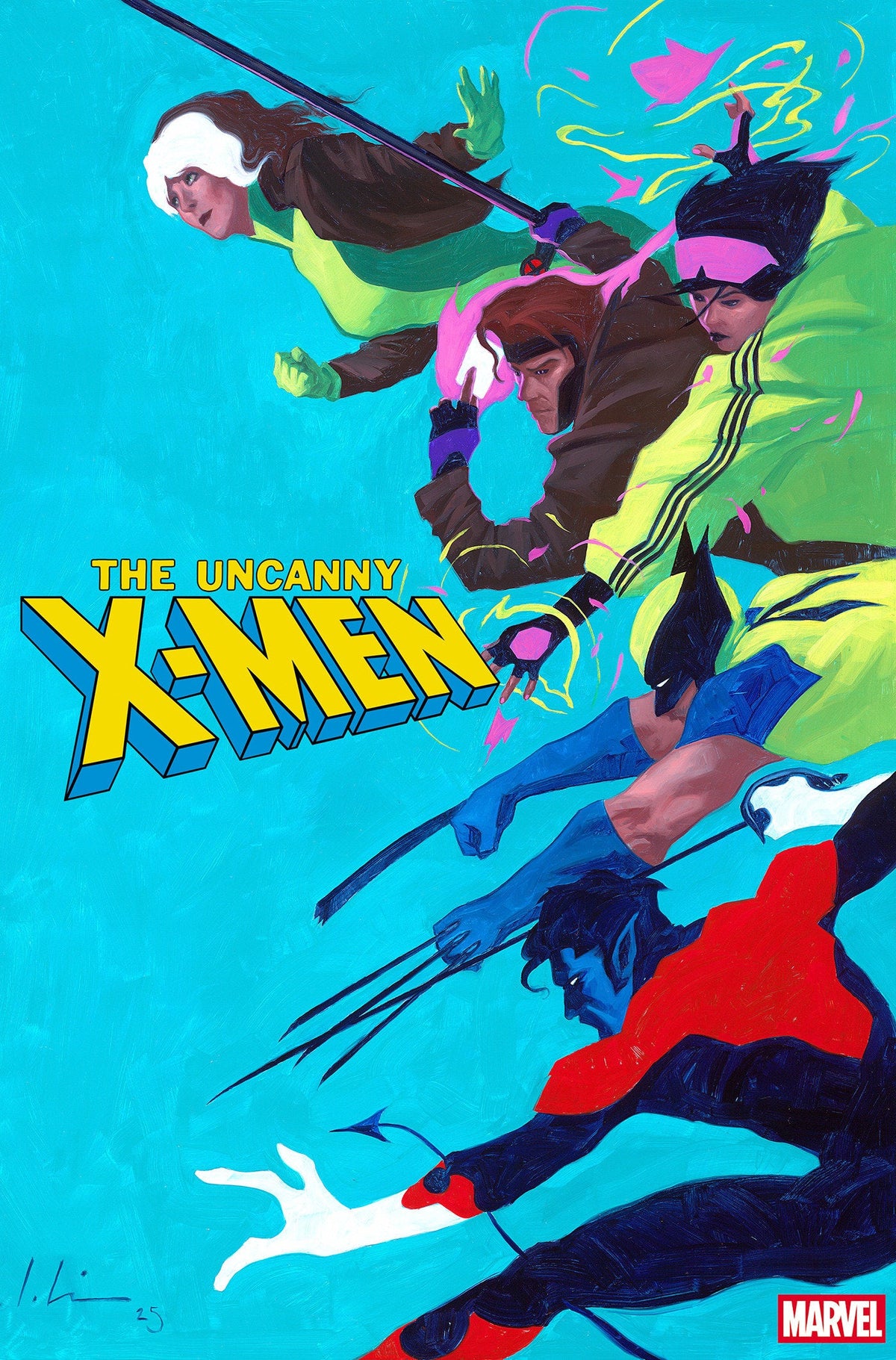 Uncanny X-Men #22 Jeremy Wilson Variante Foil Conectora de 2 Partes