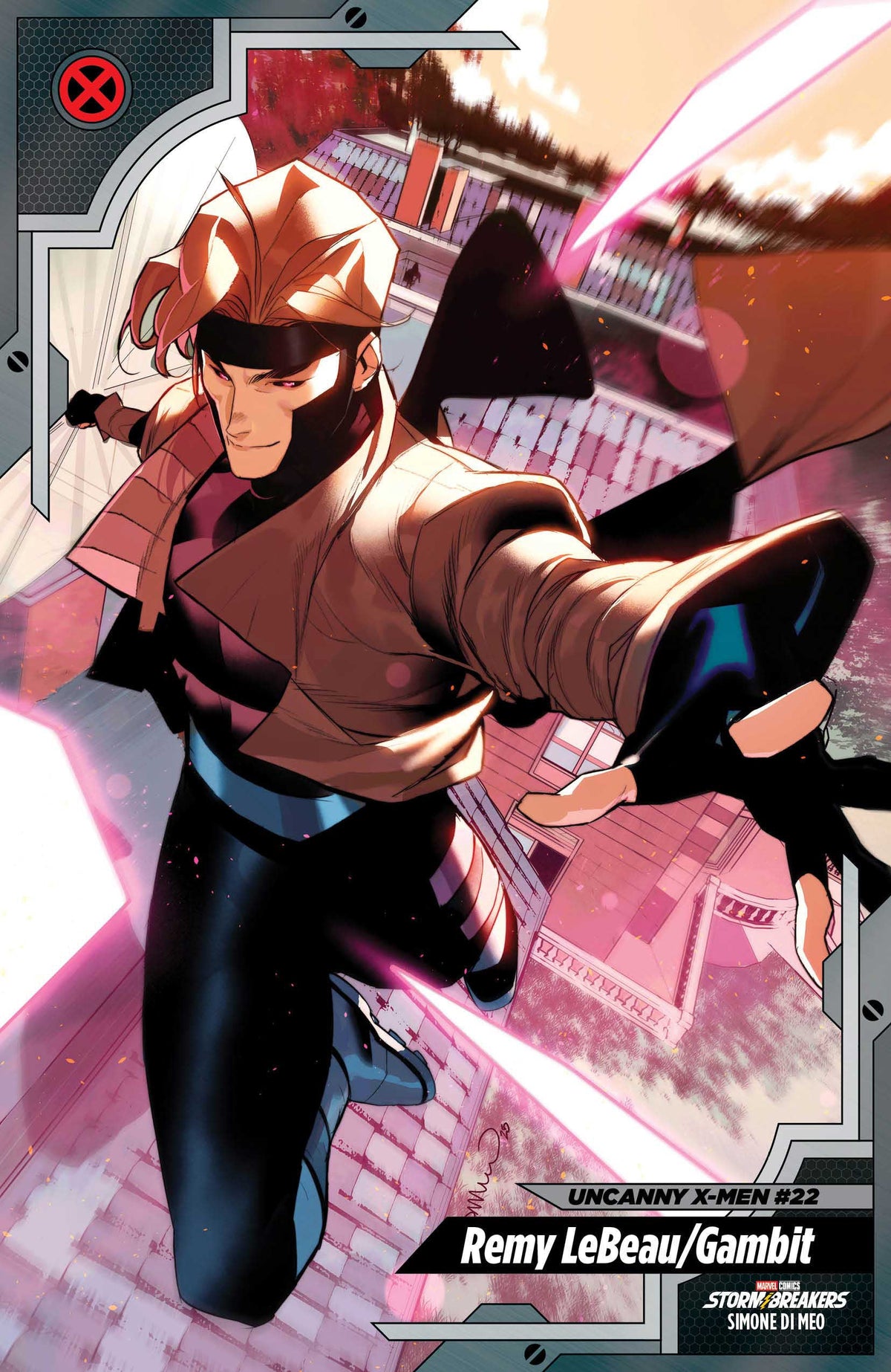 Uncanny X-Men #22 Variante de tarjeta coleccionable de los X-Men de Simone Di Meo