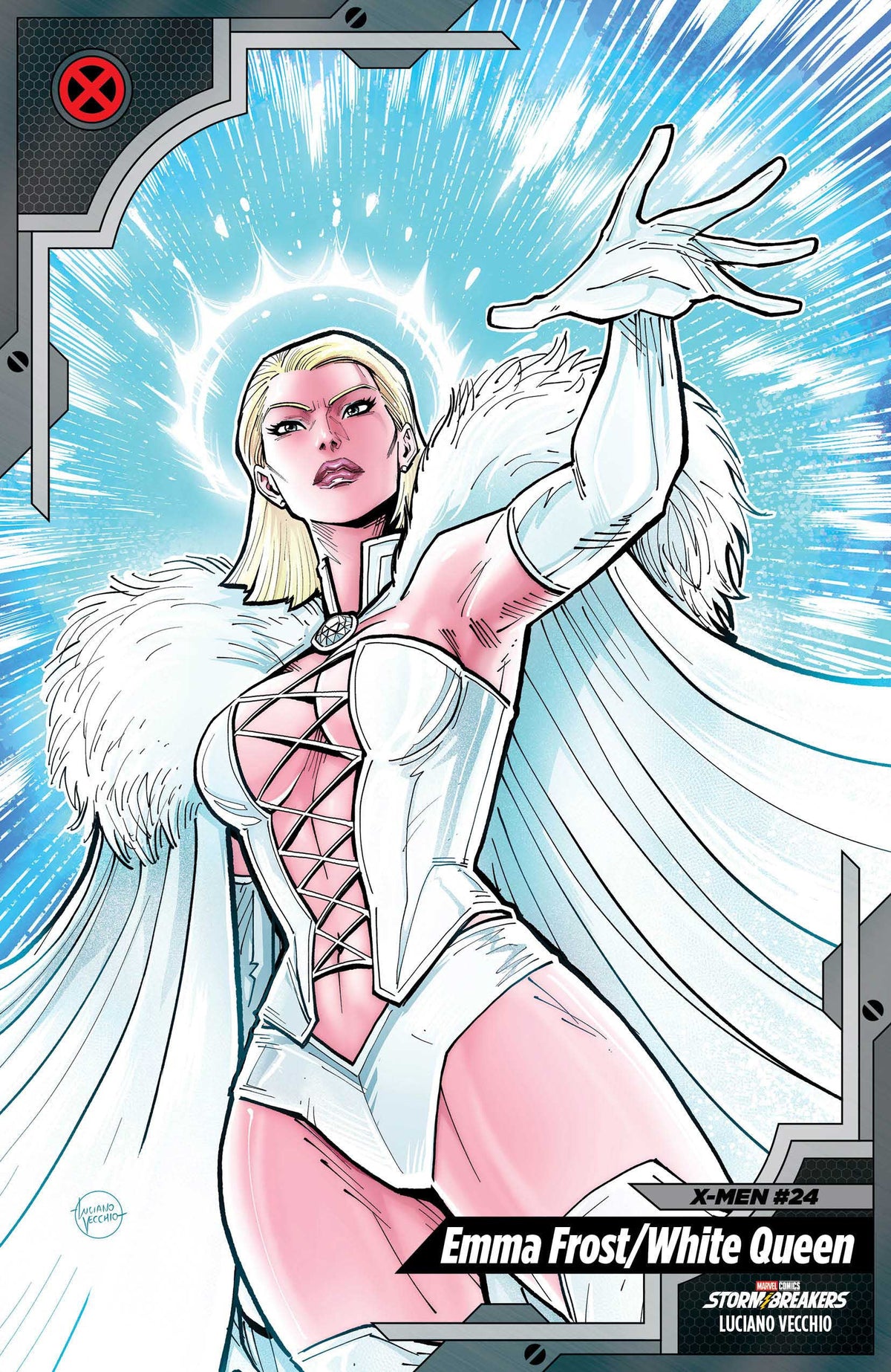 X-Men #24 Variante de Carta Coleccionable de X-Men por Luciano Vecchio