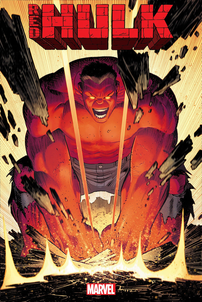 ハルク　激レア　red hulk 1st app Marvel アメコミ Red Hulk #1 John Romita Jr. Variant [Doom] - Dad's Comic Vault