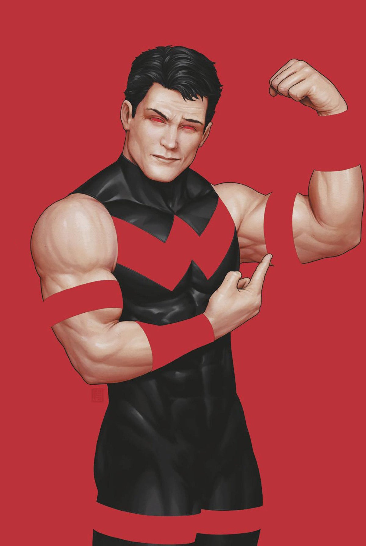 West Coast Avengers #7 John Tyler Christopher Negative Space Full Art Variant